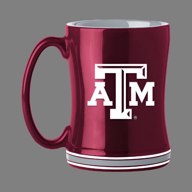 Texas A&M Aggies 14oz Relief Coffee Mug by Logo Brands