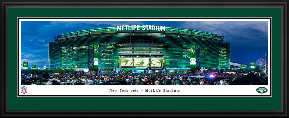 New York Jets Panoramic Picture - MetLife Stadium Fan Cave Decor by Blakeway Panoramas