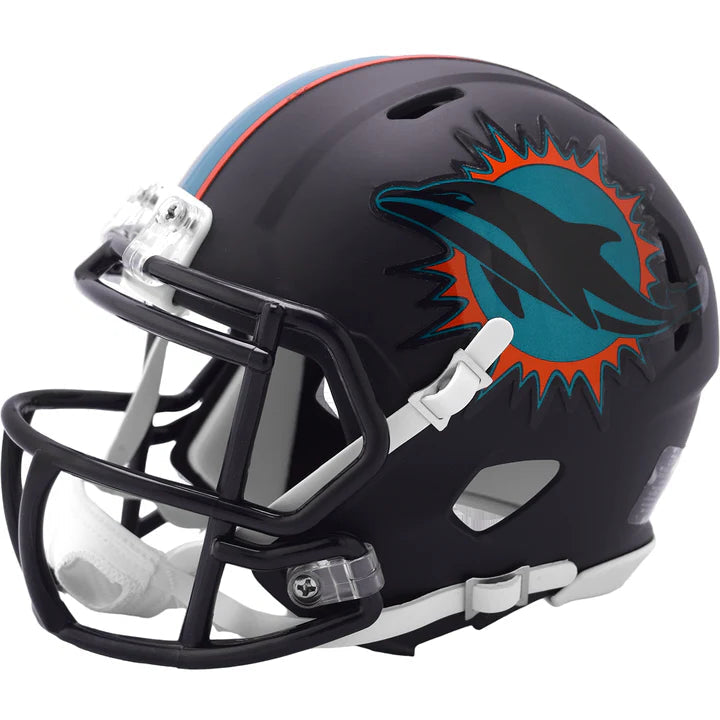 Miami Dolphins 2025 Rivalries Speed Mini Helmet by Riddell