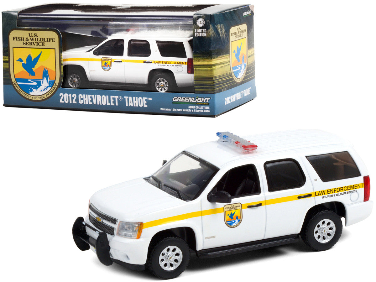 Greenlight 2012 Chevrolet Tahoe U.S. Fish & Wildlife Service 1/43 diecast police vehicle model