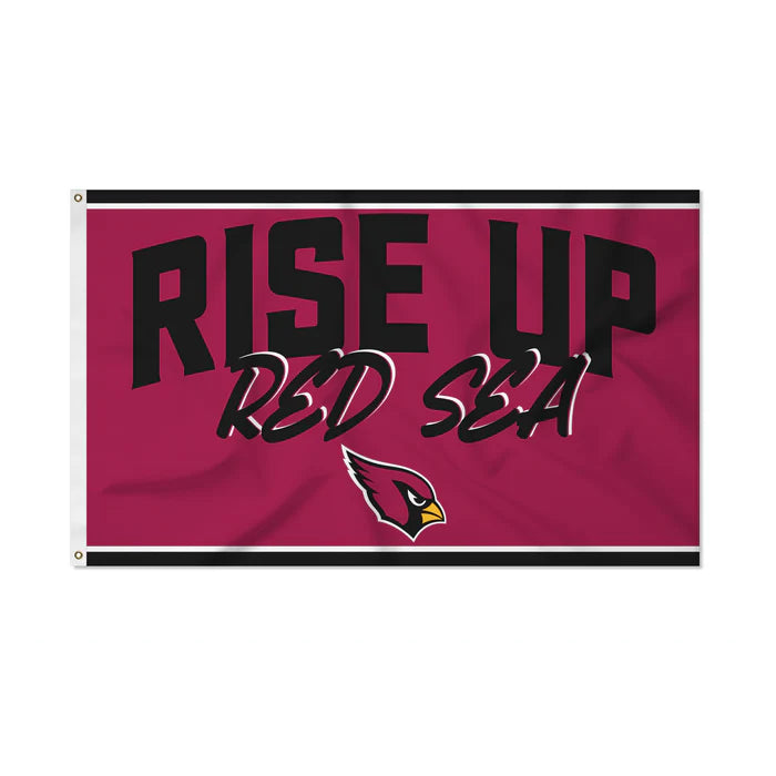 Arizona Cardinals 3' x 5' Script Banner Flag by Rico