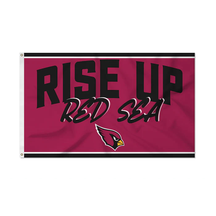 Arizona Cardinals 3' x 5' Script Banner Flag by Rico – Eicholtz Sports