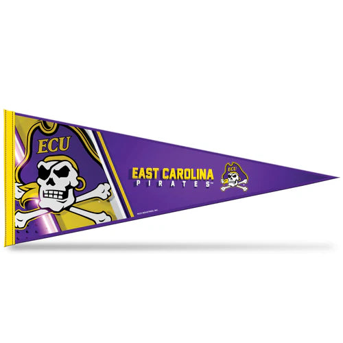 East Carolina Pirates Soft Felt 12" X 30" Pennant by Rico