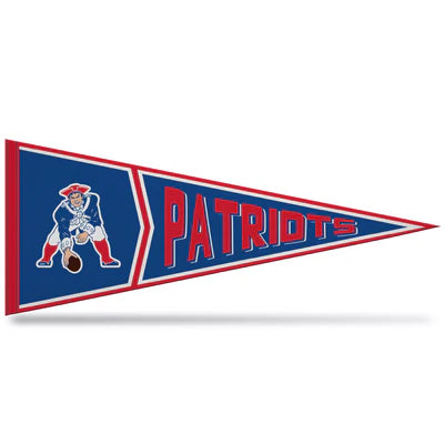 : Rico Industries NFL Football New England Patriots Personalized  - Custom 12 x 30 Soft Felt Pennant - EZ to Hang : Sports & Outdoors