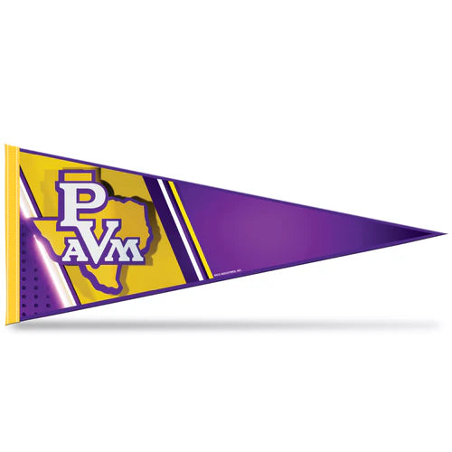 Prairie View A&M Panthers 12x30 NCAA soft felt pennant with bold school colors and graphics by Rico