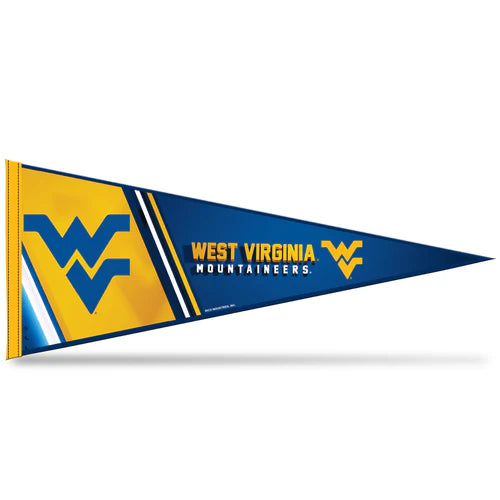 West Virginia Mountaineers 12" x 30" Soft Felt Pennant by Rico