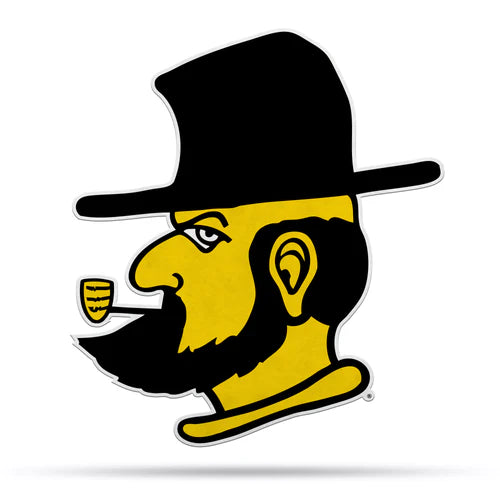 Appalachian State Mountaineers felt pennant with Yosef mascot design and team colors, easy to hang, NCAA licensed.