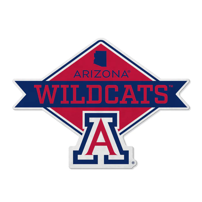 Arizona Cardinals helmet-shaped felt pennant with team logo and colors, 13" x 15", officially licensed, made in USA