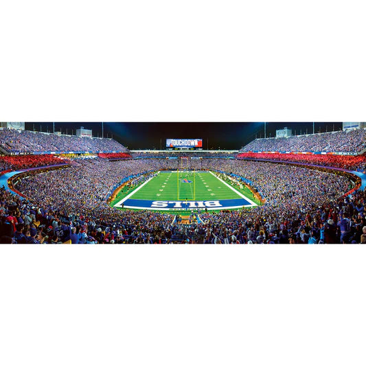 Buffalo Bills - 1000 Piece Panoramic Jigsaw Puzzle - End Zone View by Masterpieces
