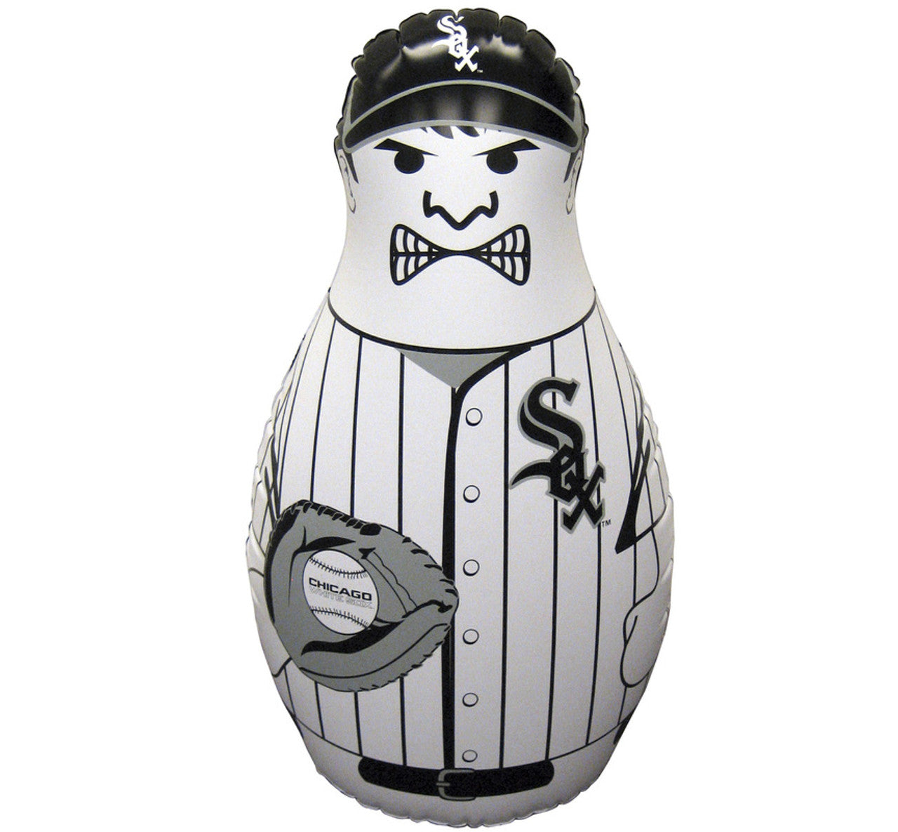 Chicago White Sox MLB Tackle Buddy Punching Bag, 40" vinyl, bounce-back action, officially licensed for kids ages 3 and up.