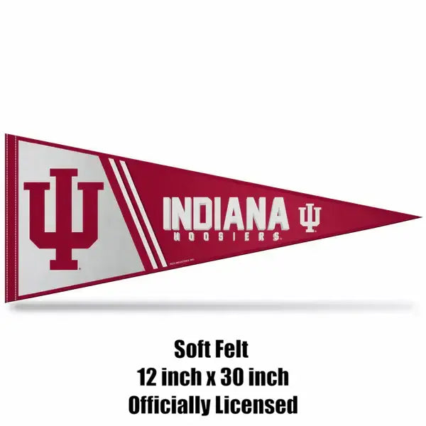 Indiana Hoosiers NCAA felt pennant with specifications