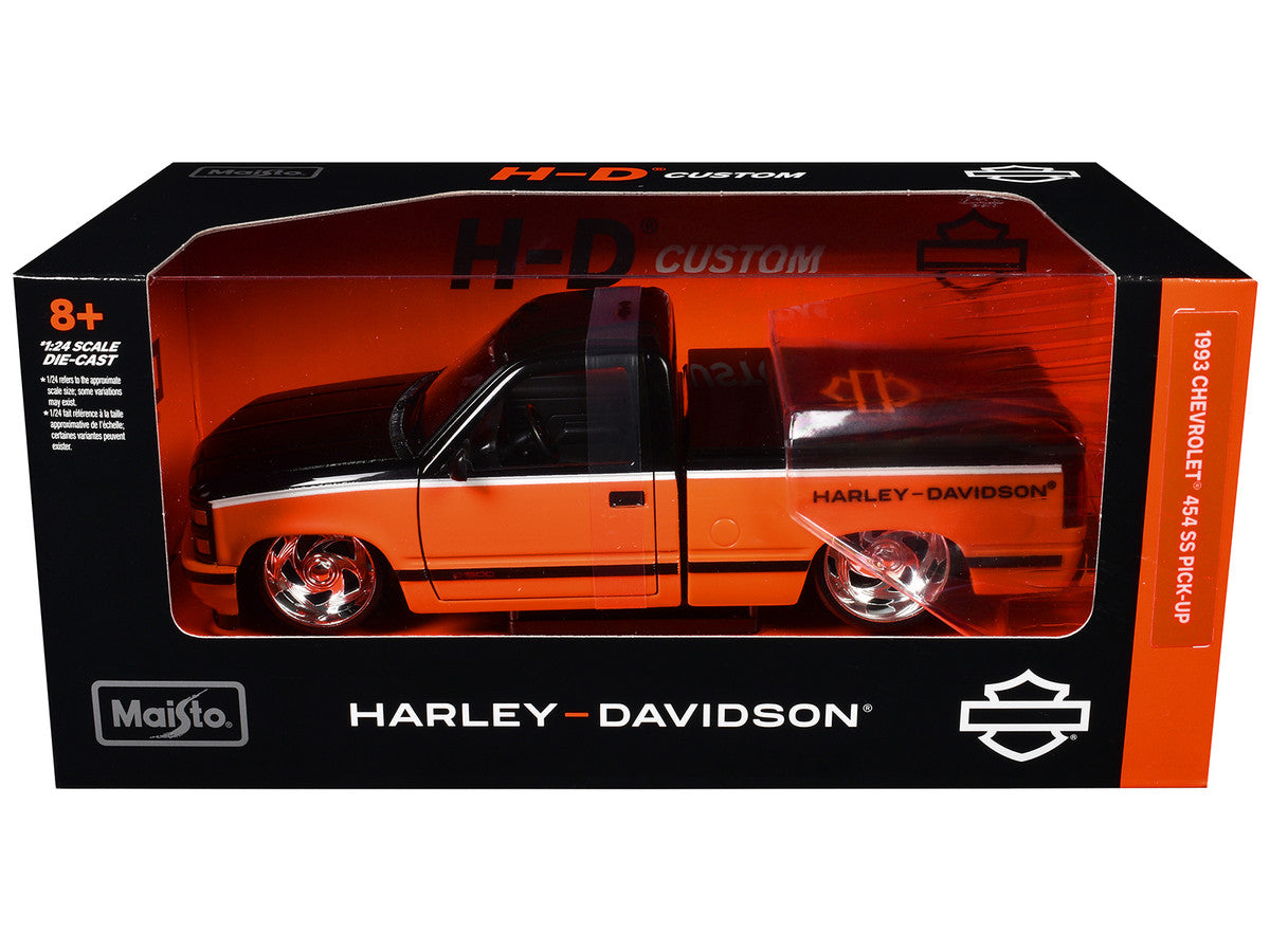 Harley Davidson model truck in packaging with Maisto branding