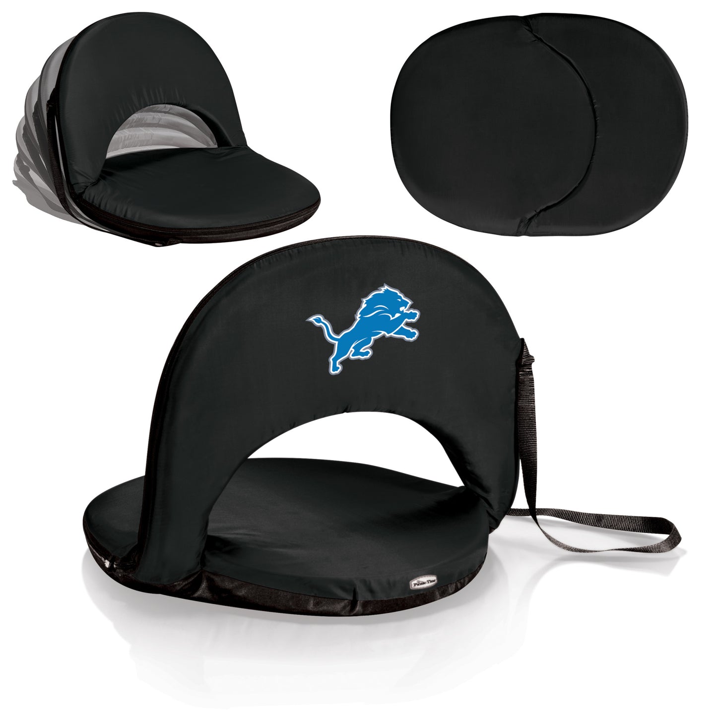 Detroit Lions - Oniva Portable Reclining Seat, (Black) by Picnic Time