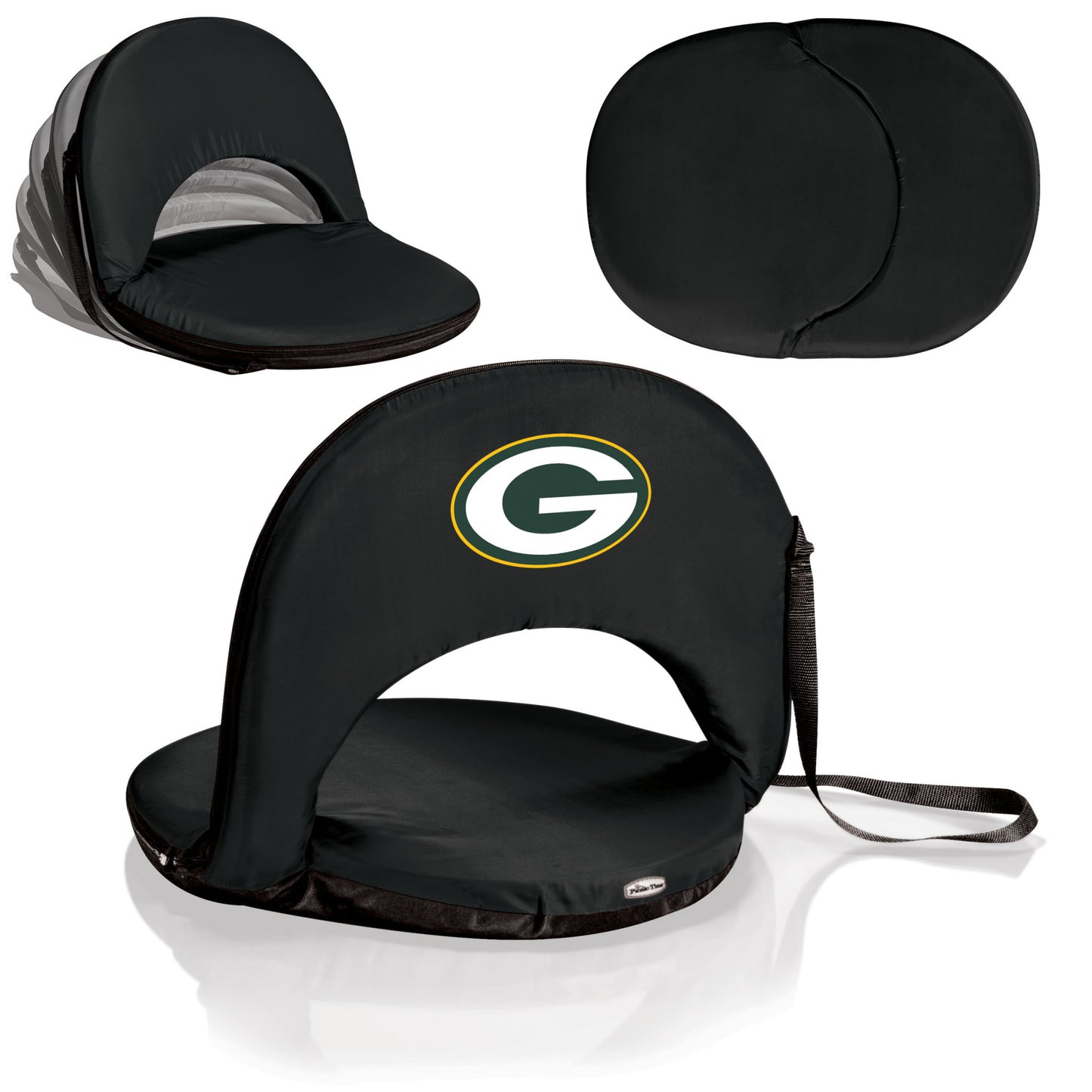 Green Bay Packers - Oniva Portable Reclining Seat, (Black) by Picnic Time