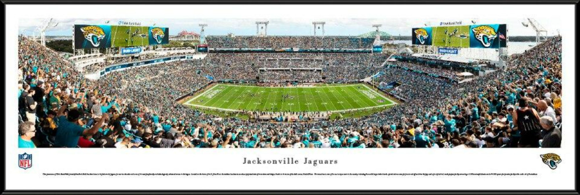 Jacksonville Jaguars Panoramic Poster - TIAA Bank Field