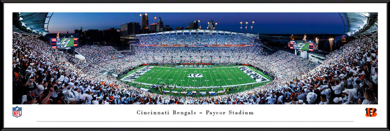 Cincinnati Bengals 50 Yd Panoramic Picture - Paycor Stadium NFL Fan Cave  Decor