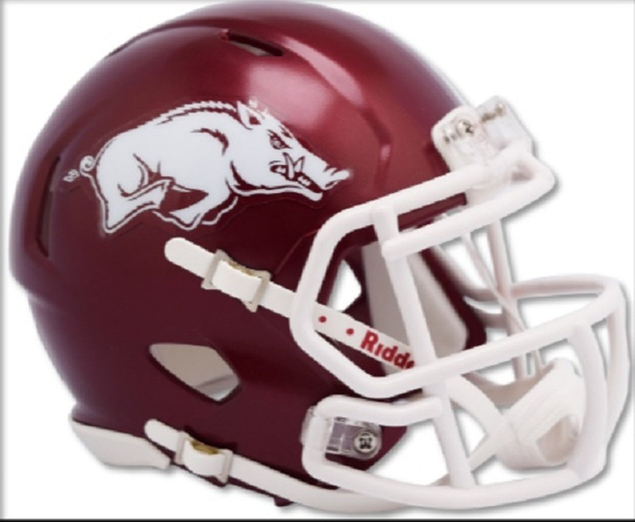 Arkansas mini speed helmet by Riddell. Great for autographs, officially licensed.