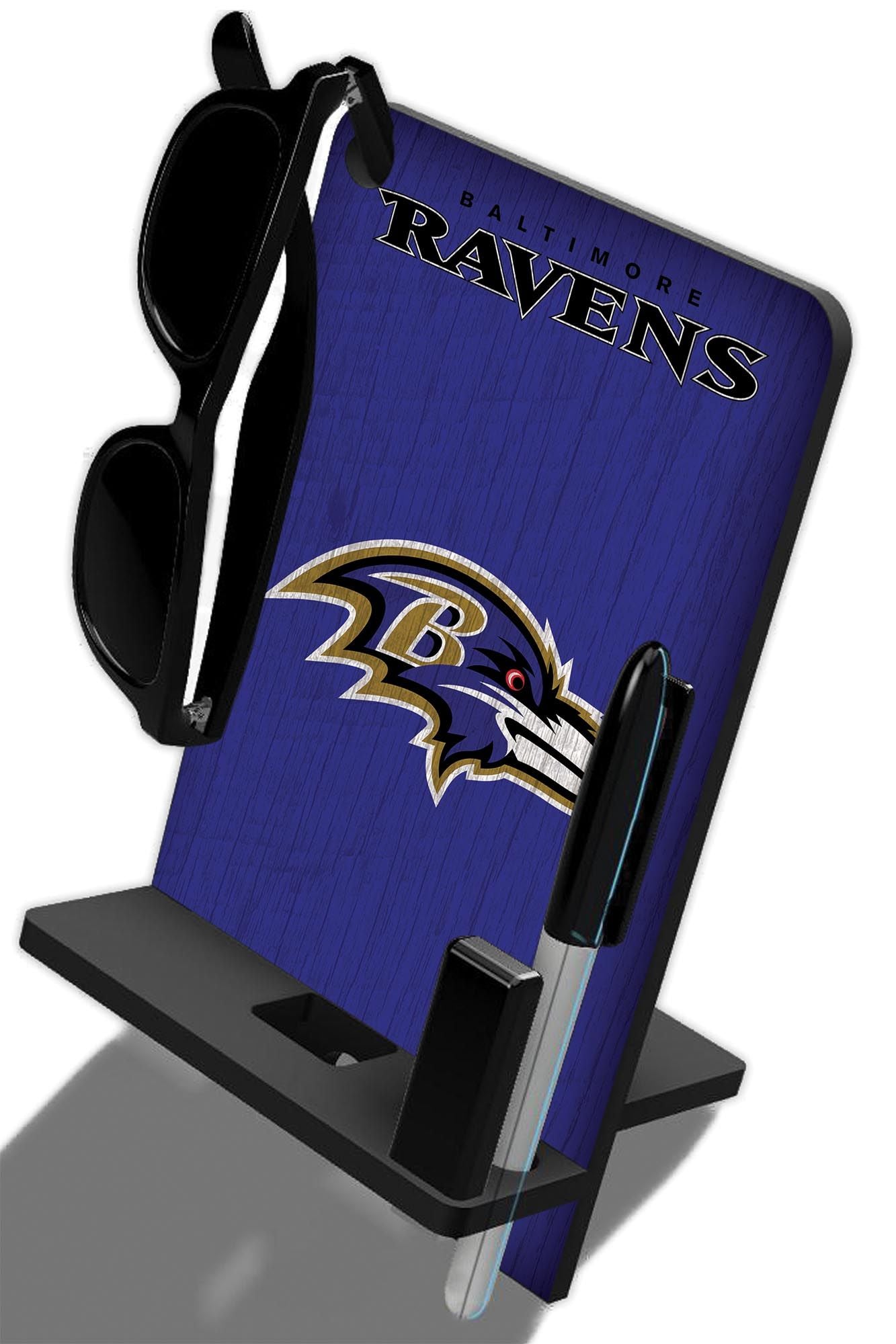 Fan Creations Baltimore Ravens Wood Sign 12 Inch  