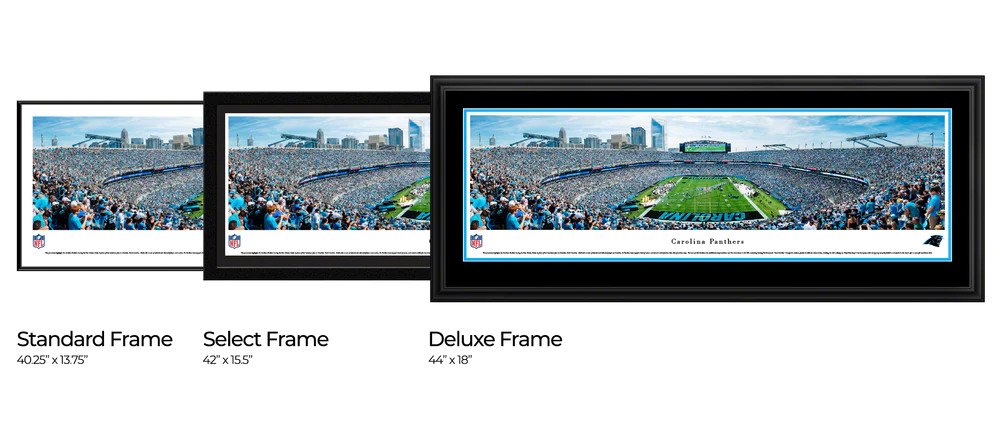 Carolina Panthers End Zone View Bank of America Stadium Panorama Picture by Blakeway Panoramas