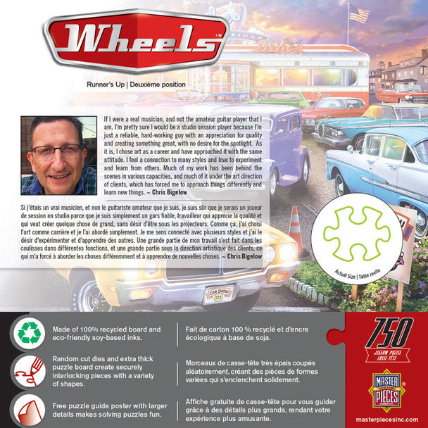 Wheels - Runner's Up 750 Piece Jigsaw Puzzle by Masterpieces