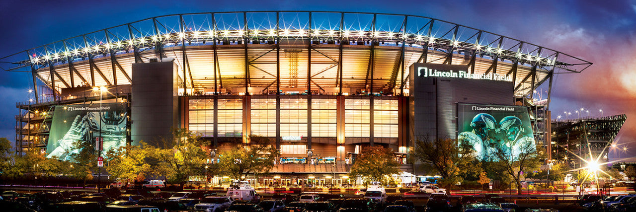 Philadelphia Eagles Panoramic Stadium 1000 Piece Puzzle - Stadium View by Masterpieces