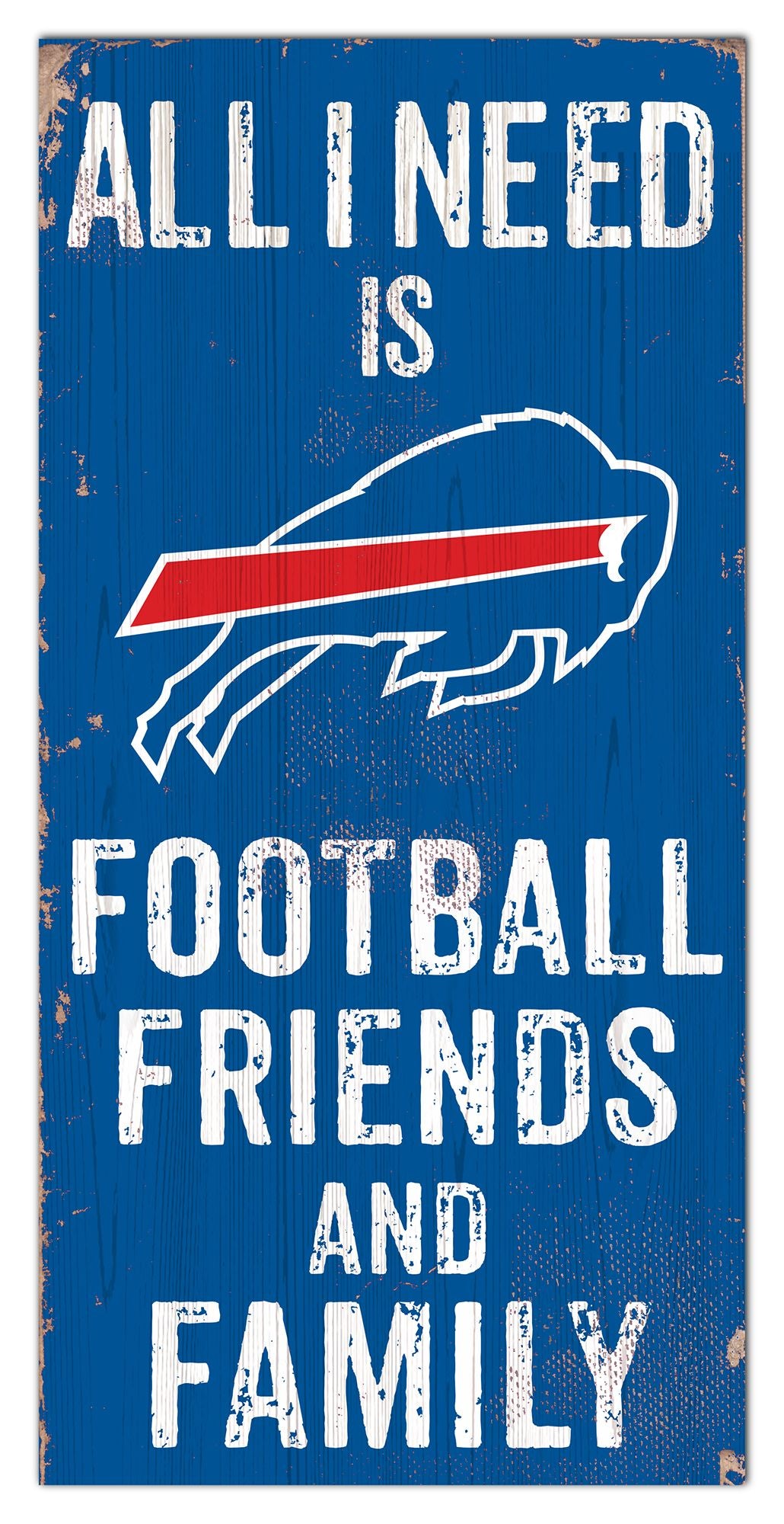 Buffalo Bills 6'' x 12'' Family Sign 