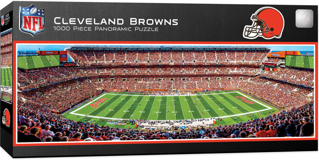 Cleveland Browns Panoramic Poster - FirstEnergy Stadium NFL Fan