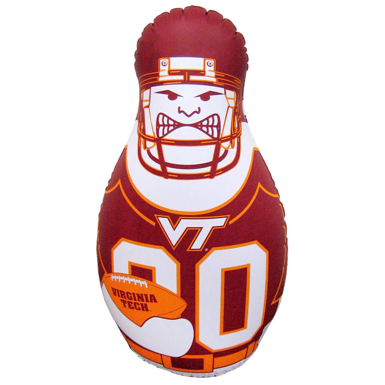 Virginia Tech Hokies 40" NCAA Tackle Buddy Vinyl Inflatable Punching Bag for Kids – Officially Licensed