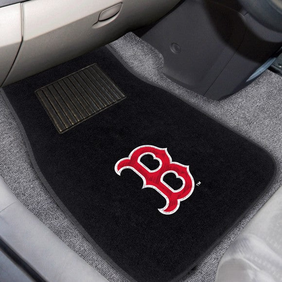 Boston Red Sox 2-pc Embroidered Car Mat Set by Fanmats