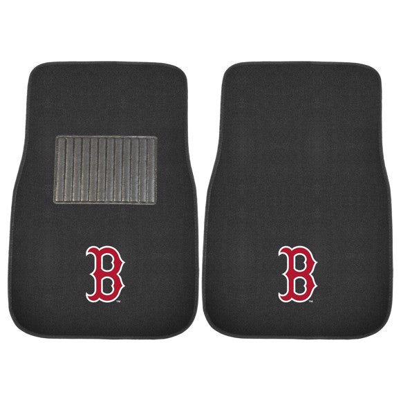 Boston Red Sox 2-pc Embroidered Car Mat Set by Fanmats