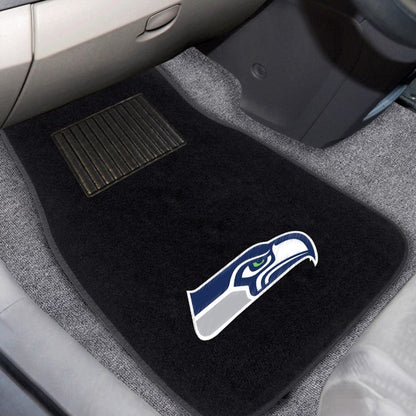 Seattle Seahawks 2-pc Embroidered Car Mat Set by Fanmats