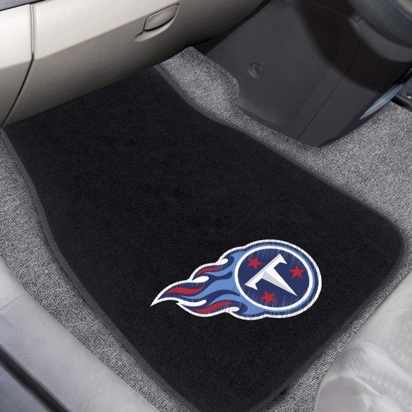 Tennessee Titans 2-pc Embroidered Car Mat Set by Fanmats