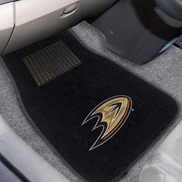 Anaheim Ducks 2-pc Embroidered Car Mat Set by Fanmats