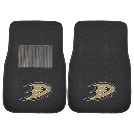 Anaheim Ducks 2-pc Embroidered Car Mat Set by Fanmats