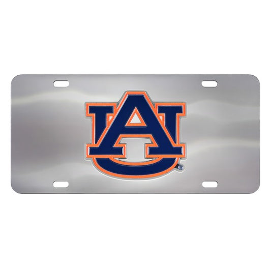 Auburn Tigers Chrome Diecast 3D License Plate by Fanmats