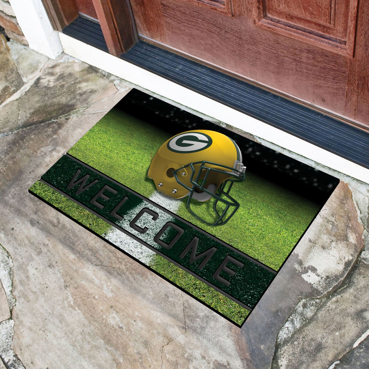 Green Bay Packers Crumb Rubber Door Mat by Fanmats