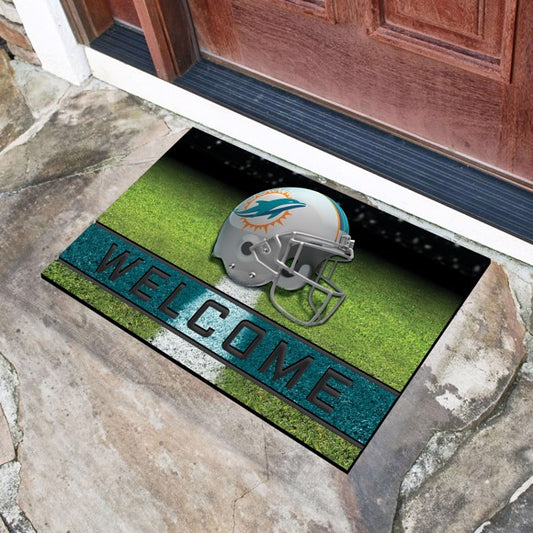 Miami Dolphins Crumb Rubber Door Mat by Fanmats