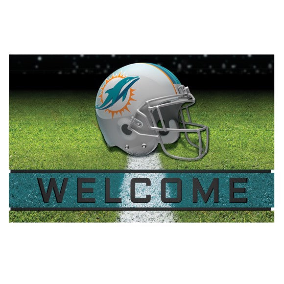 Miami Dolphins Crumb Rubber Door Mat by Fanmats