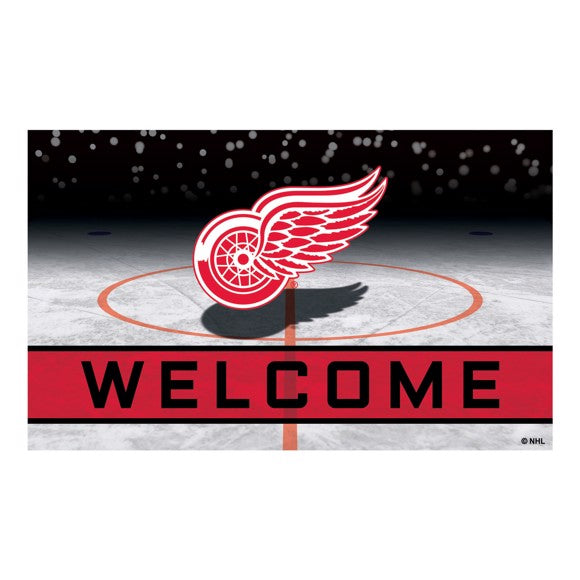 Detroit Red Wings Crumb Rubber Door Mat by Fanmats