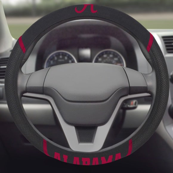 Alabama Crimson Tide Embroidered Steering Wheel Cover by Fanmats