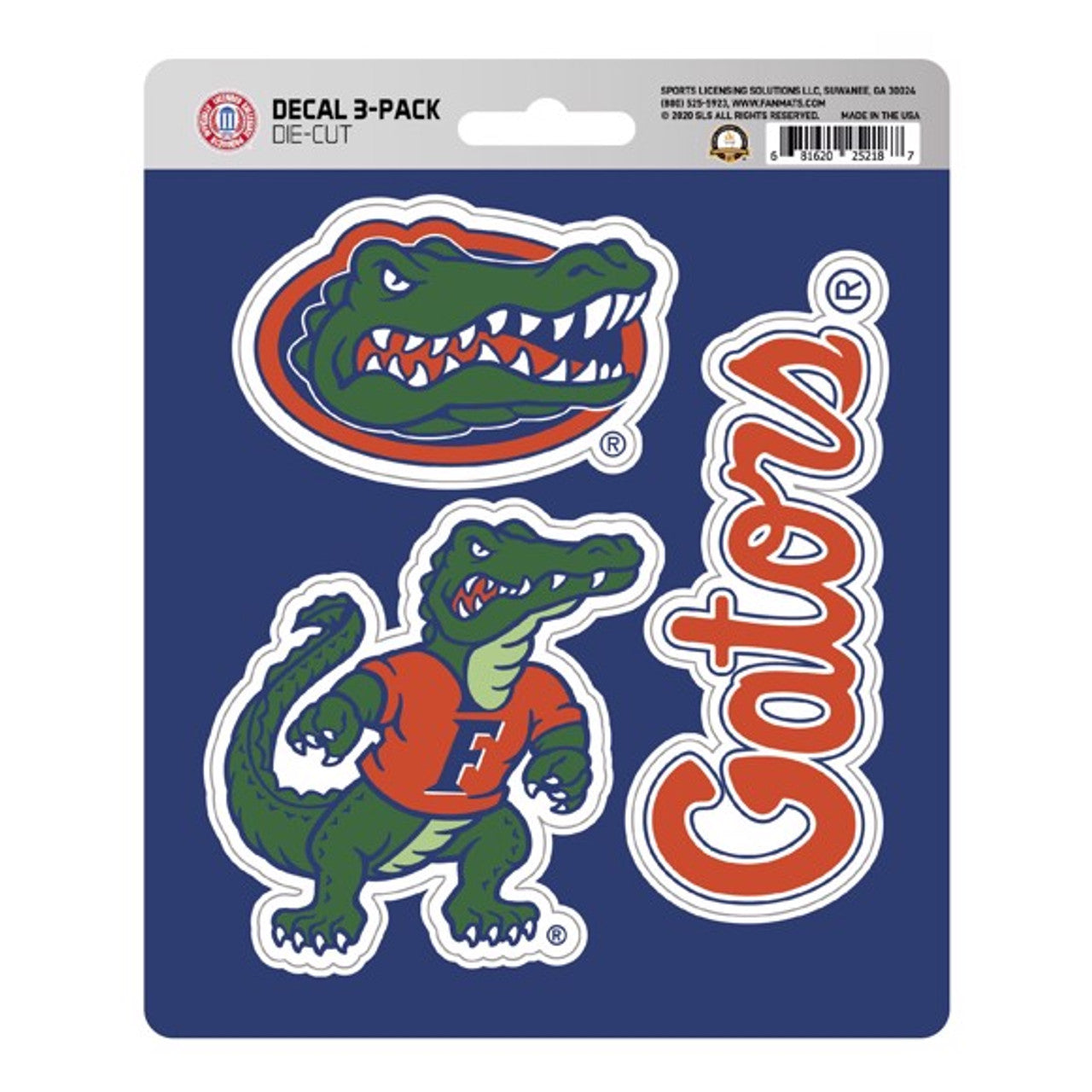 Florida Gators 3 pack Die Cut Team Decals by Team Promark