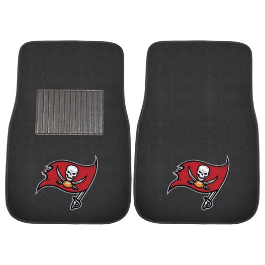 Tampa Bay Buccaneers 2-pc Embroidered Car Mat Set by Fanmats
