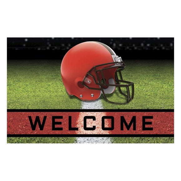 Cleveland Browns Crumb Rubber Door Mat by Fanmats