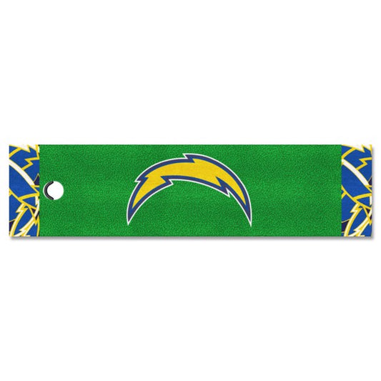 Los Angeles Chargers NFL x FIT Green Putting Mat by Fanmats