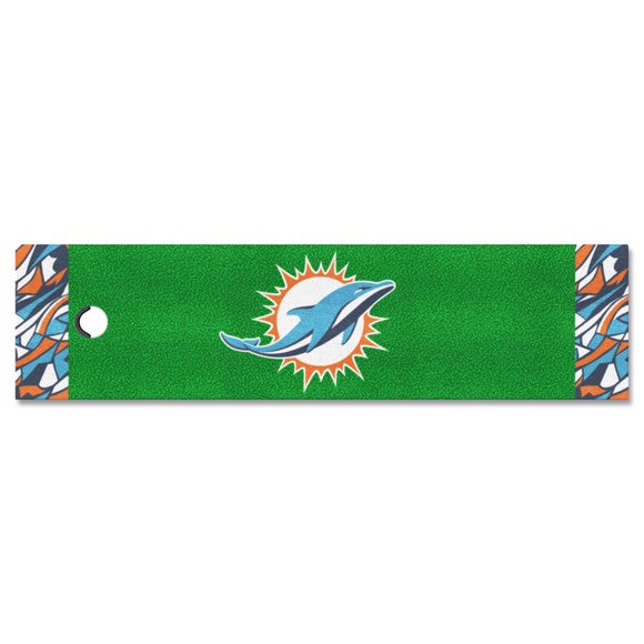 Miami Dolphins NFL x FIT Green Putting Mat by Fanmats