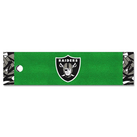 Las Vegas Raiders NFL x FIT Green Putting Mat by Fanmats
