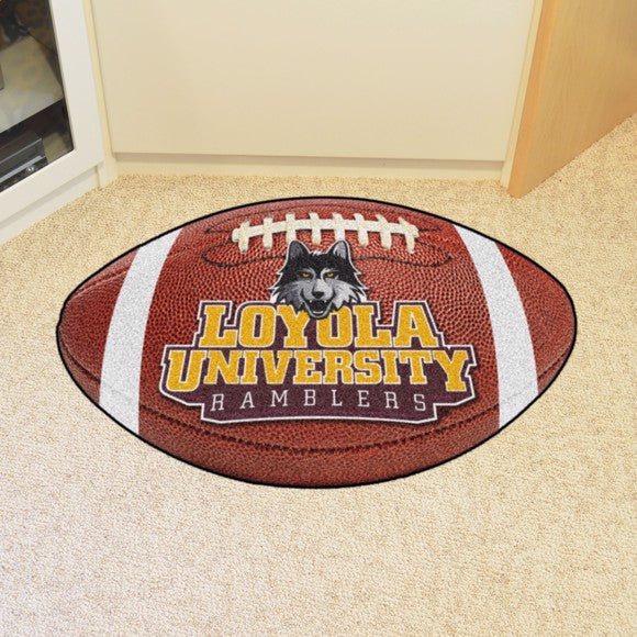 Loyola Chicago Ramblers Football Rug / Mat by Fanmats