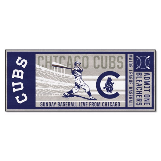 Chicago Cubs Ticket Runner Mat / Rug by Fanmat