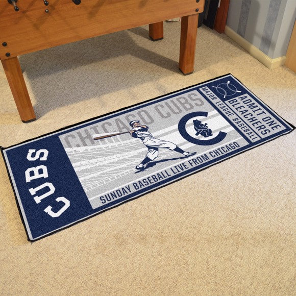 Chicago Cubs Ticket Runner Mat / Rug by Fanmat