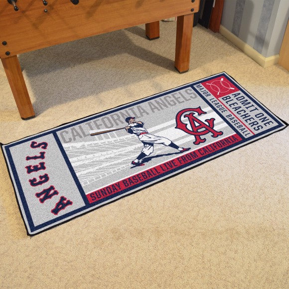 Fanmats California Angels Retro Collection Baseball Rug